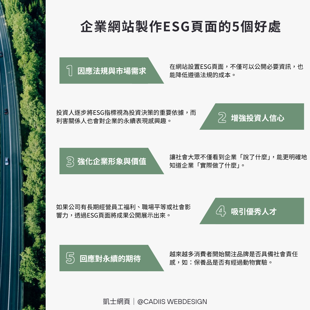 why company need esg page