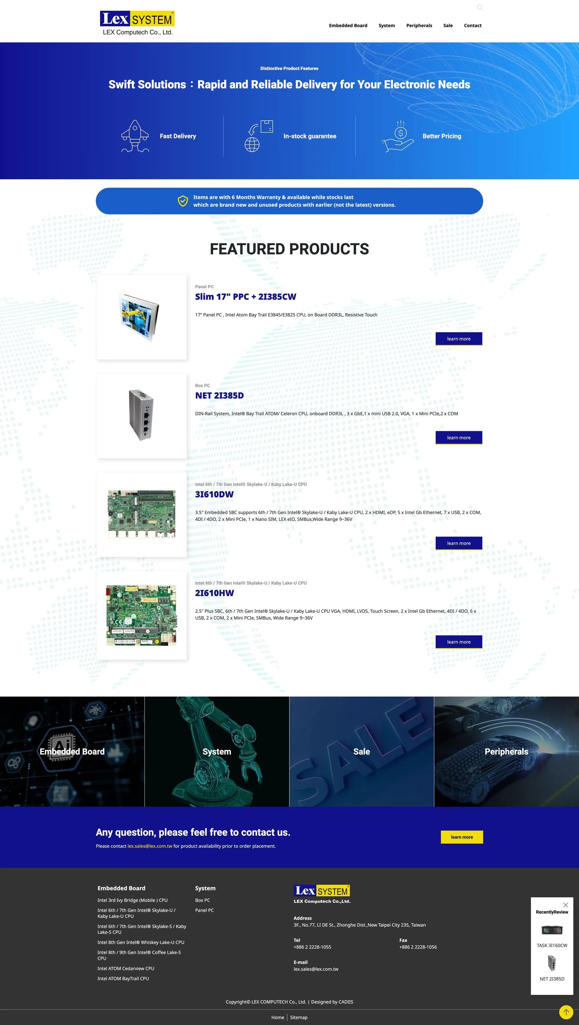 lex estore index
